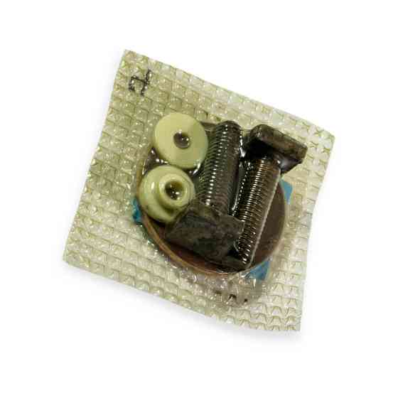 Ремкомплект реле МТЗ (2 болти, п'ятак) БТ новий зразок, п'ят квадратний, шайба d 32 мм, що втягує Мукачево