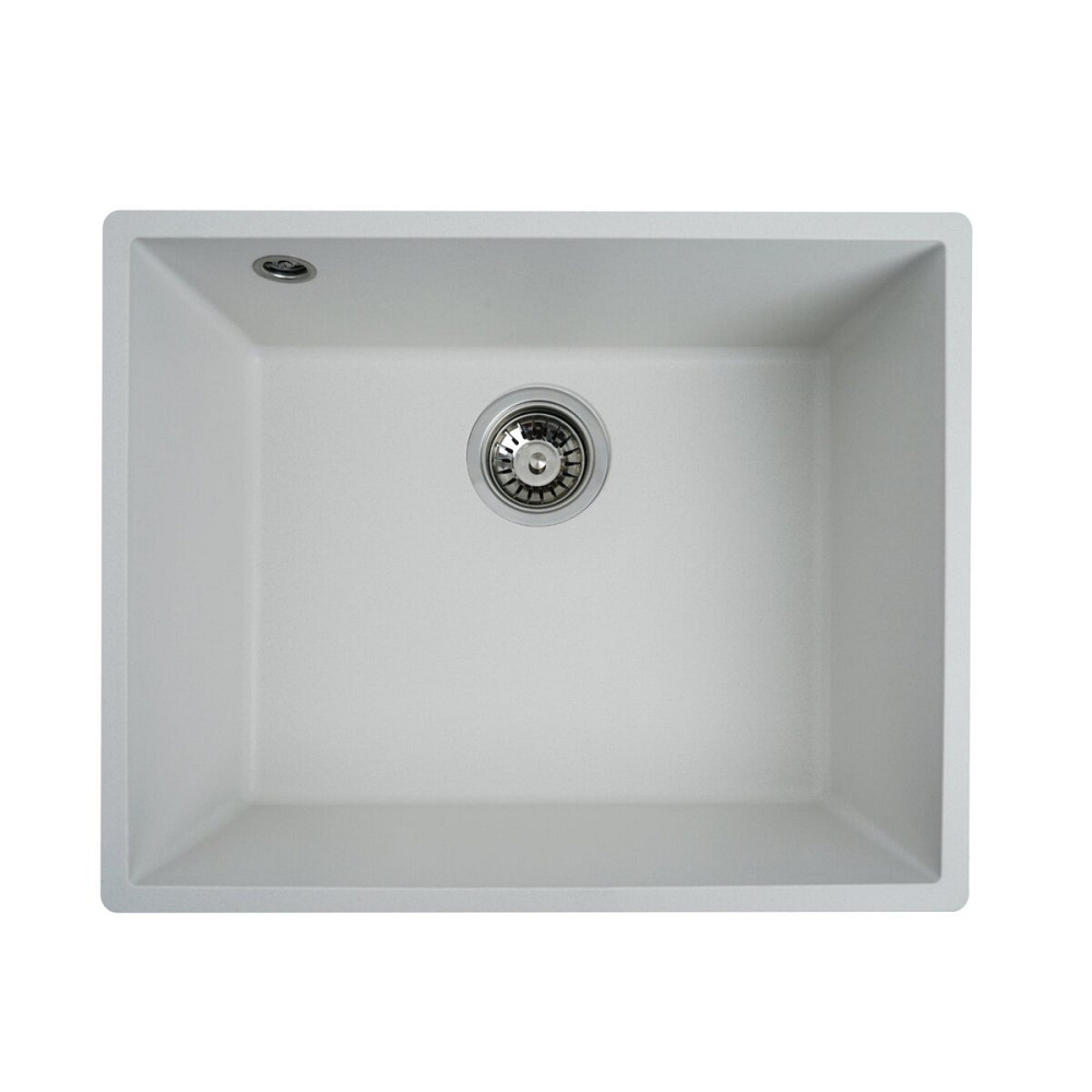 VALESO Гранітна мийка для кухні VALESO OASIS 5444 матова Білосніжна Коломия - фото 9