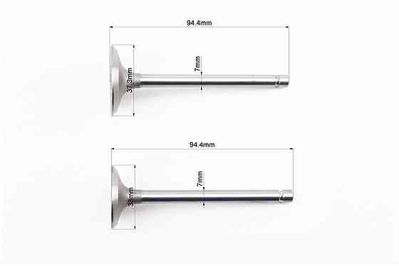 Клапан впускний (h-94,4; D-37,3; d-7), випускний (h-94,4; D-33; d-7) к-кт 2шт 188F Київ