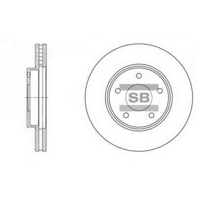 Тормозной диск HI-Q SD4202 Винница