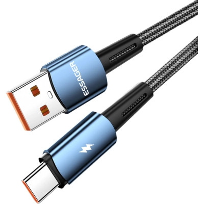 Дата кабель USB 2.0 AM to USB-C 1.0m 120W blue Essager (EXC120-CG03-P) Вінниця - фото 2