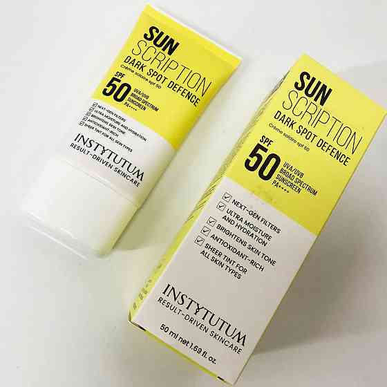 Солнцезащитный крем с осветительным эффектом Instytutum Sunscription Dark Spot Defence SPF 50, 50 мл GZ-44 Одесса