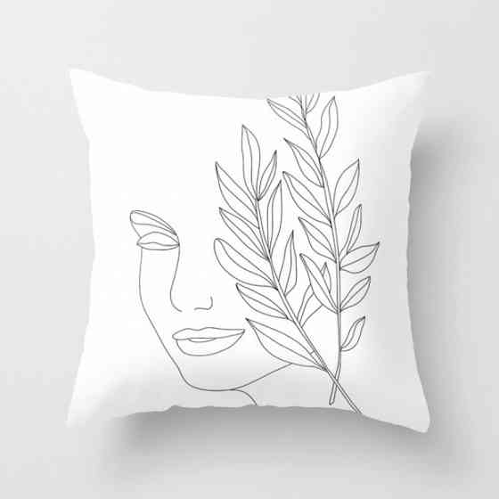 Подушка Minimal Дівчина 40х40 см Вінниця