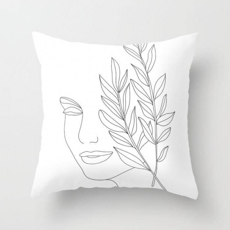 Подушка Minimal Дівчина 40х40 см Вінниця - фото 1