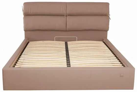 Кровать Двуспальная Edinburgh Comfort 180 х 190 см Fly 2213 С подъемным механизмом и нишей для белья Светло-коричневый Киев