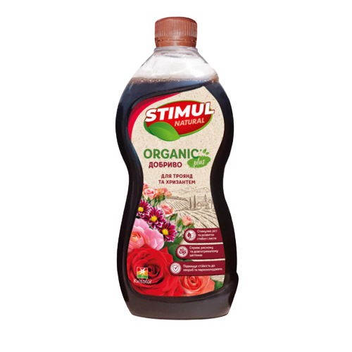 Добриво для троянд і хризантем органічне 550мл Квітофор Stimul natural Житомир