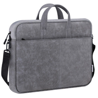 Сумка для ноутбука Defender 15.6&quot; Solid PU gray (26088) Вінниця - фото 1