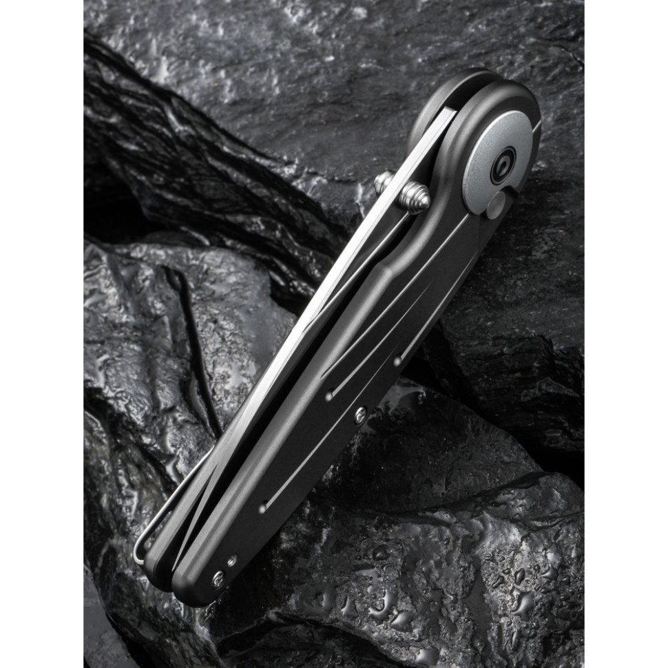 Ніж складаний туристичний Civivi Starflare, (8.4 см) Nitro-V / Aluminum сірий Київ - фото 15