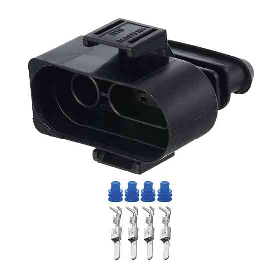 Роз'єм конектор 4-кон., 3A0973334, VAG Германия, Франция, Германия універс., Моторний Audi, Bugatti, Porsche, Seat, Skoda, VW Київ