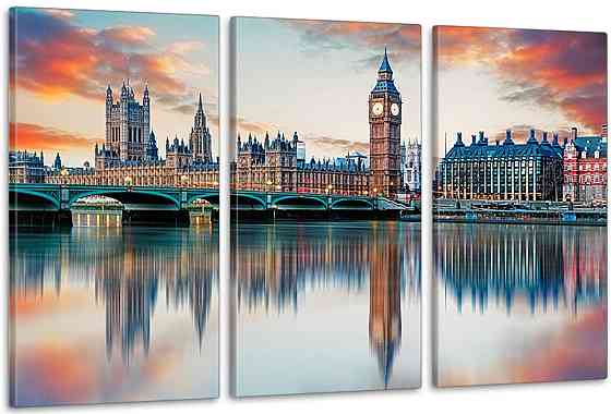 Модульная картина в гостиную / спальню   Біг-Бен     ART-210_3A Киев