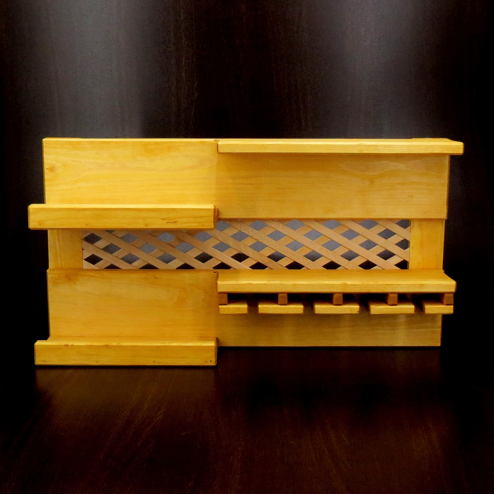 Настінна винна полиця "Тояма" каррі Миколаїв - фото 2