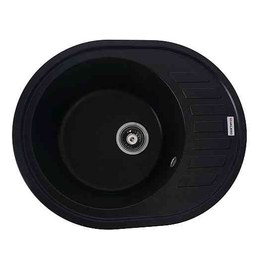 VALESO Гранітна мийка для кухні VALESO SOUL 6250 матова Чорний металік Коломыя