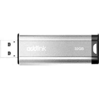 USB флеш накопитель AddLink 32GB U25 Silver USB 2.0 (ad32GBU25S2) Винница