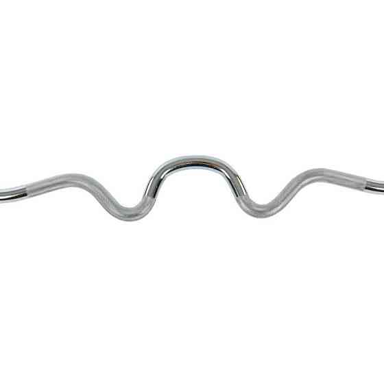 Гриф Z-образный 1.2 м с диаметром 28 мм хромированный Киев