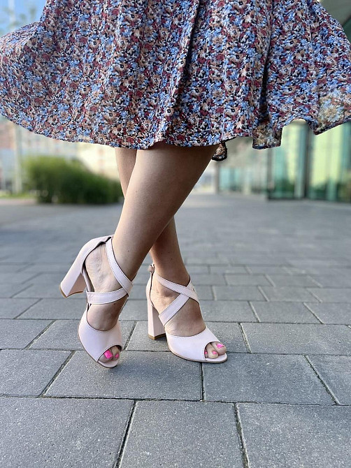 Nivelle Босоніжки жіночі NIVELLE 1815/9510-9544 пудра (літо, шкіра натуральна) (3698) 36р.38р.3 Коломия - фото 4