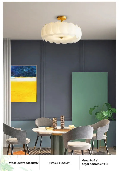 Светодиодная люстра Лилия 5012 (Золотая) Винница - изображение 8