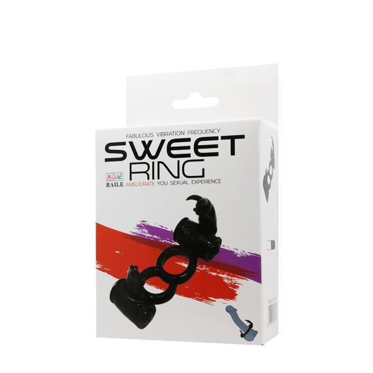 Ерекційне вібро кільце з стимулятором клітора Sweet RING, BI-014079-1 Sex Aura Київ - фото 9
