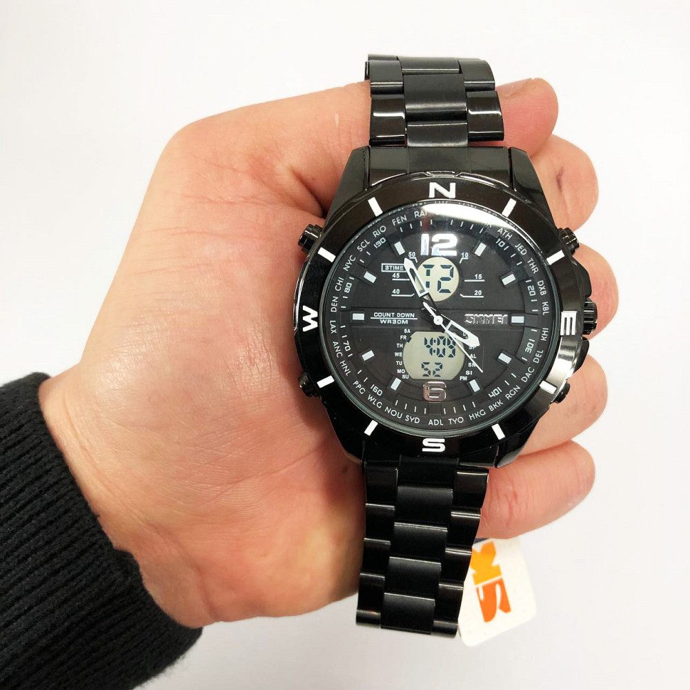 Водонепроникний годинник SKMEI 1670BKWT, Годинники військові з OE-741 офіційною гарантією Київ - фото 7