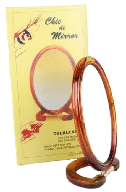 Зеркало двустороннее овальное пластик №5  (Высота - 112,5см, Ширина 7см) Днепр - изображение 1