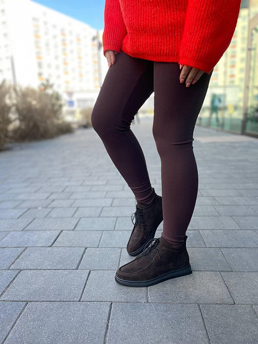 Arcoboletto Черевики жіночі Arcoboletto 305 шоколадні (весна-осінь, замша натуральна) (5771) Коломыя - изображение 3