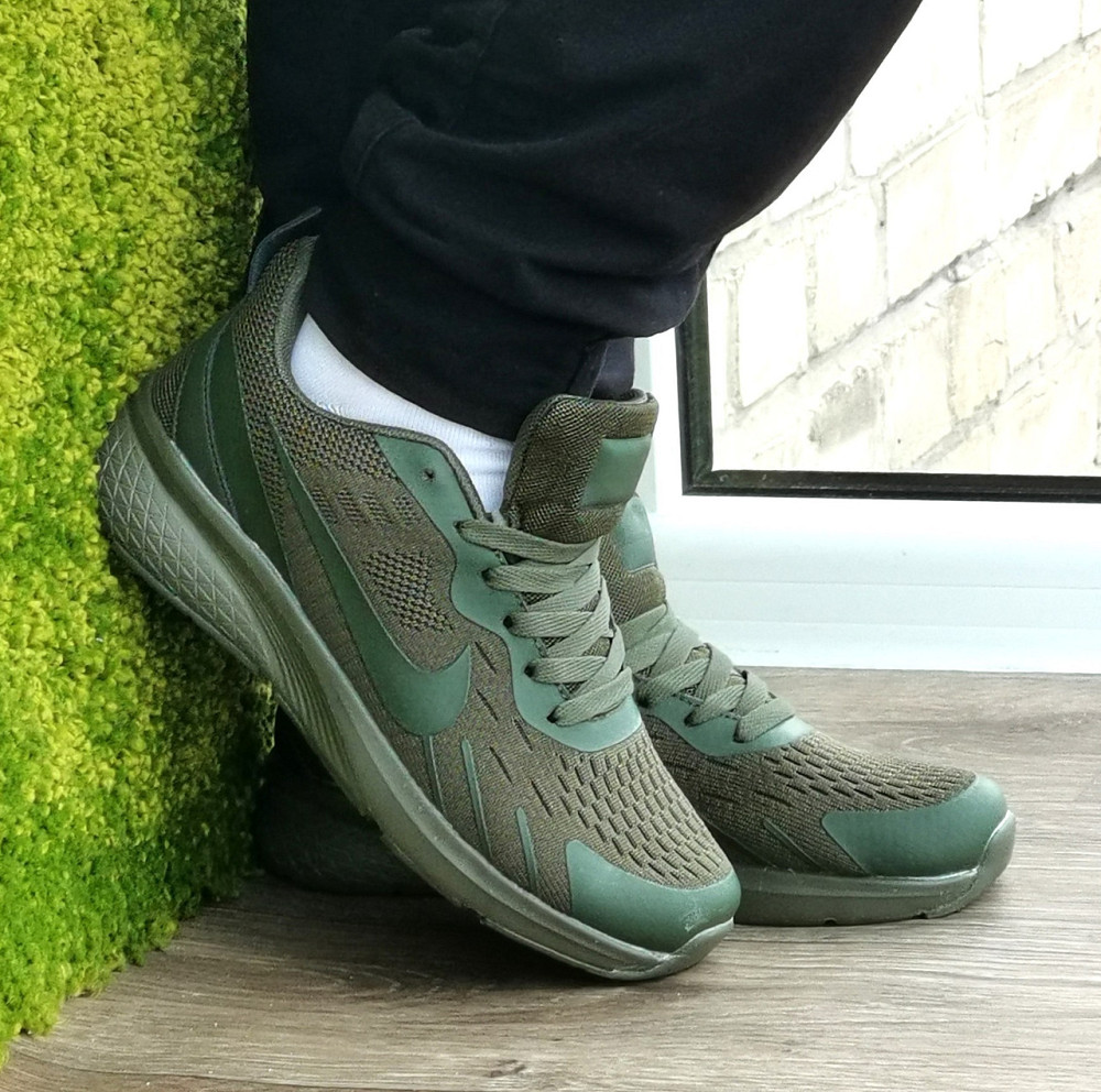 Кросівки Nike Зелені Найки BOOST Колір Хакі Жіночі Найк (розміри: 36,37,38,39,40,41) Дніпро - фото 9