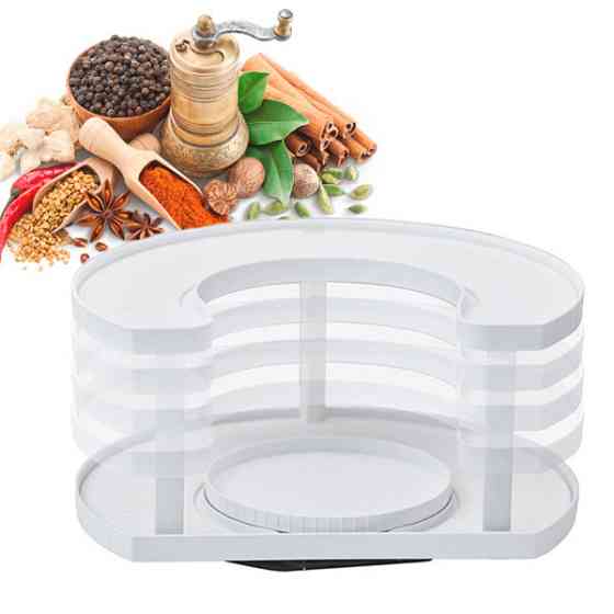 Спецовница Spice Spinner Two-Tiered Spice Organizer, Поворотная подставка для специй, Карусель для специй OE-54 Львов