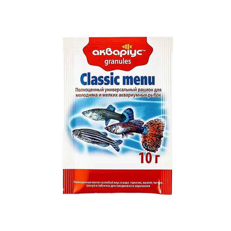 Корм для рыб Classic Menu гранулы 10 г, Аквариус Винница - изображение 1