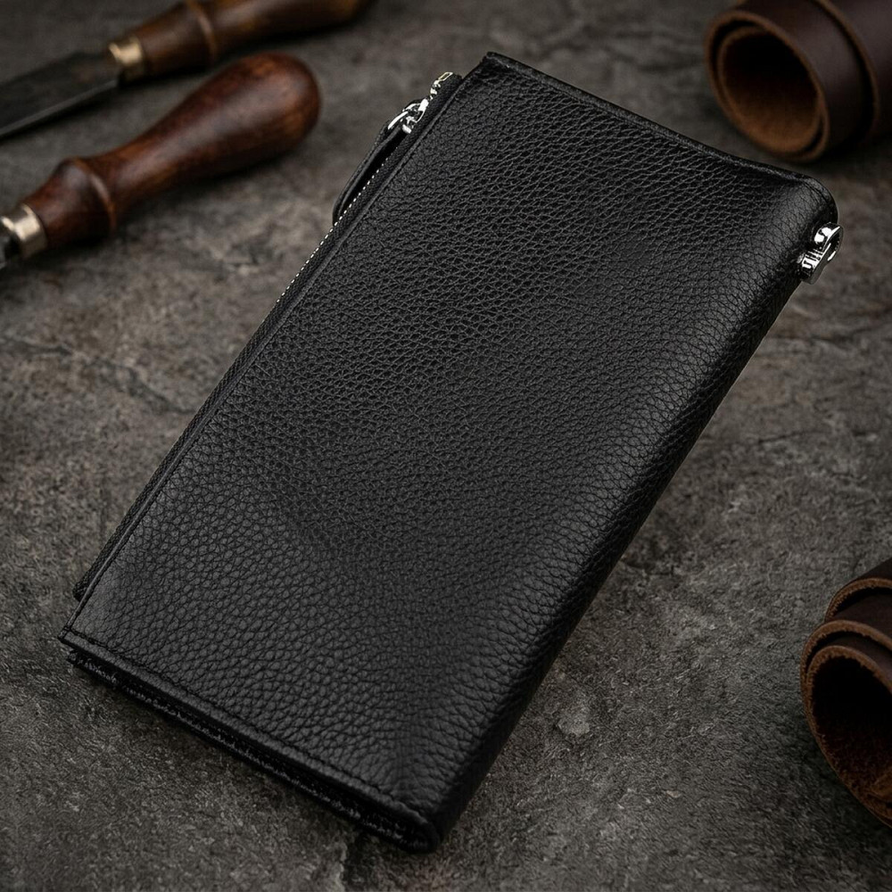 Гаманець ST Leather 18383 (ST420) надійний Чорний Київ - фото 11