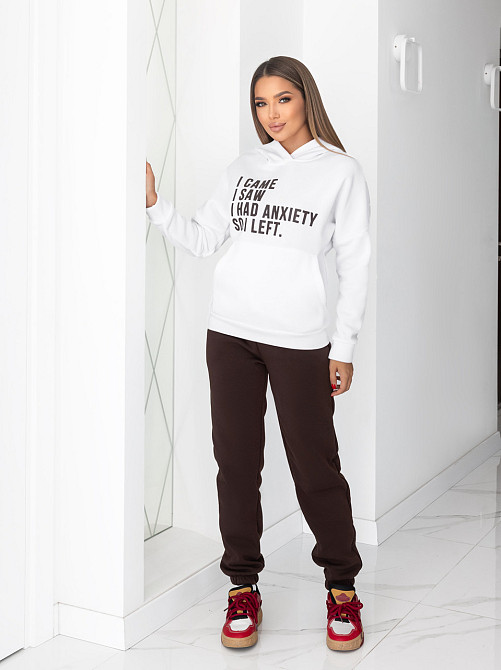 Женский теплый спортивный костюм 