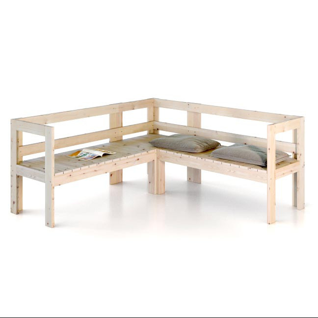 Угловая кухонная скамейка 