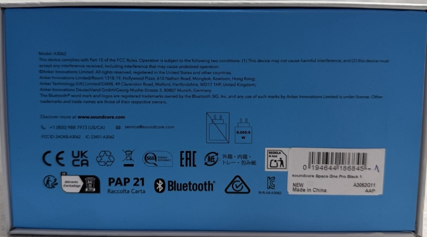 Soundcore Space One Pro Black. Киев - изображение 2