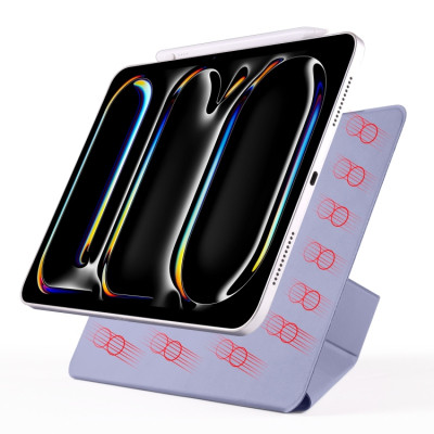 Чехол для планшета BeCover Ultra Slim Origami Magnetic Apple iPad Pro 11" M4 2024 Deep Purple (712963) Винница - изображение 8