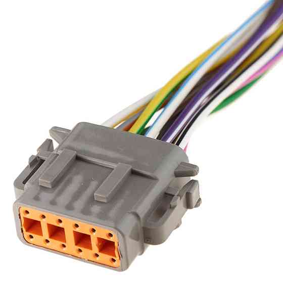 Разъем коннектор с проводом, 12-кон., Спецтехника, DTM06-12S, DTM06-12SA, ATM06-12S, ATM06-12SA, CAT, JCB, MAN 48270 Киев