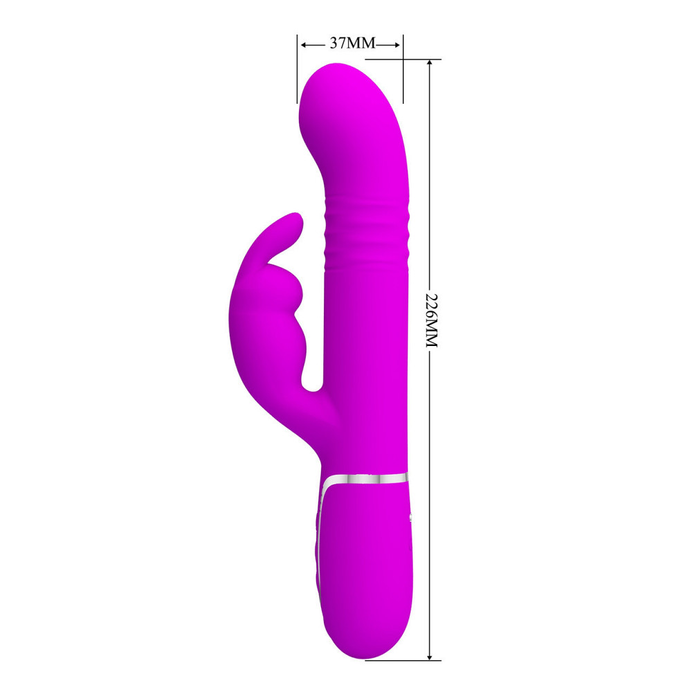 Вибратор PRETTY LOVE Coale Twinkled Tenderness Purple, 7 vibration functions 4 rotation functions 4 Sex Aura Киев - изображение 3