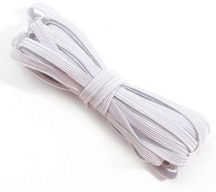 Білизна гумка біла 5 м Київ - фото 1