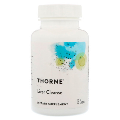 Трави Thorne Research Натуральний Комплекс Очищення Печінки, Liver Cleanse, 60 кап (THR-76902) Вінниця - фото 1