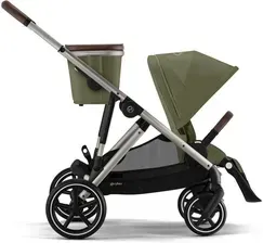 Дитяча коляска Cybex Gazelle S 2.0 Spacerowy Z Opcją Bliźniaczego Tpe Moss Green Київ - фото 1