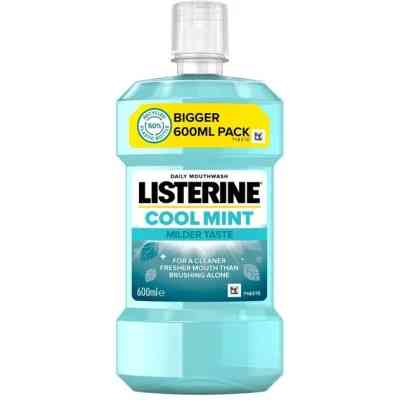 Ополіскувач для порожнини рота Listerine Свіжа м&apos;ята М&apos;який смак 600 мл (3574661566597) Вінниця