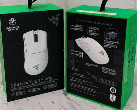 Миша  бездротова Razer DeathAdder V3 Pro White Wireless. Киев
