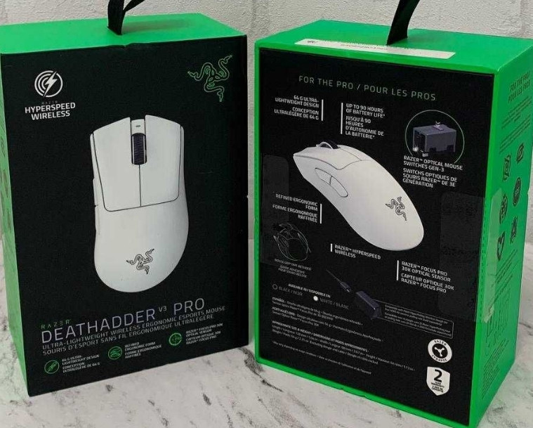 Миша  бездротова Razer DeathAdder V3 Pro White Wireless. Київ - фото 1