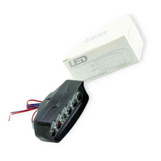 Фара LED прямокутна 120х45х55 (ДВШ) 11W білий, жовтий L22 додаткова Мукачево