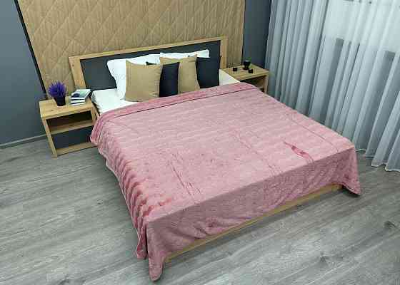 Плед-покривало 200х230 см (+-5см) Пудровий (87-249) Київ