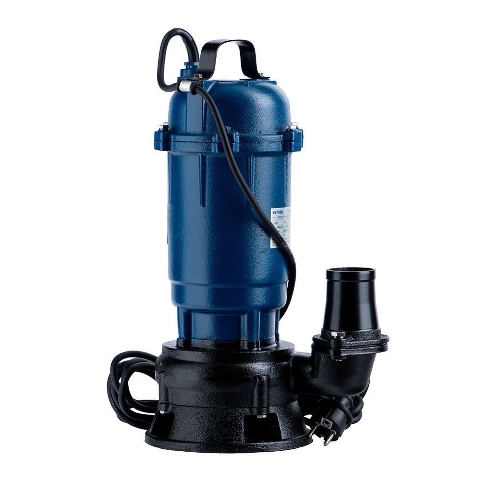 Насос канализационный 1.1кВт Hmax 10м Qmax 200л/мин без поплавка WQD10-8-0.55 WETRON (773360) Киев - изображение 4