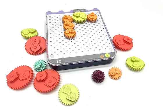 Гра логічна Hola Toys шестерні 40 карток із завданнями (E7985) Чернигов