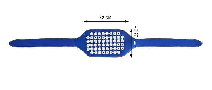 Пояс масажний Аплікатор Кузнєцова Eko-Max /1056-1/ Килимок 23x42 см з 56 елементами Івано-Франківськ - фото 3