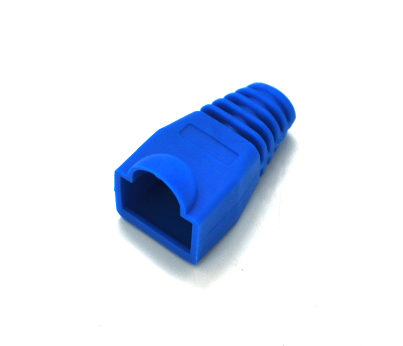 Колпачок изолирующий Merlion RJ-45 Синий Cat.5/Cat.6 Q100 Полтава - изображение 1