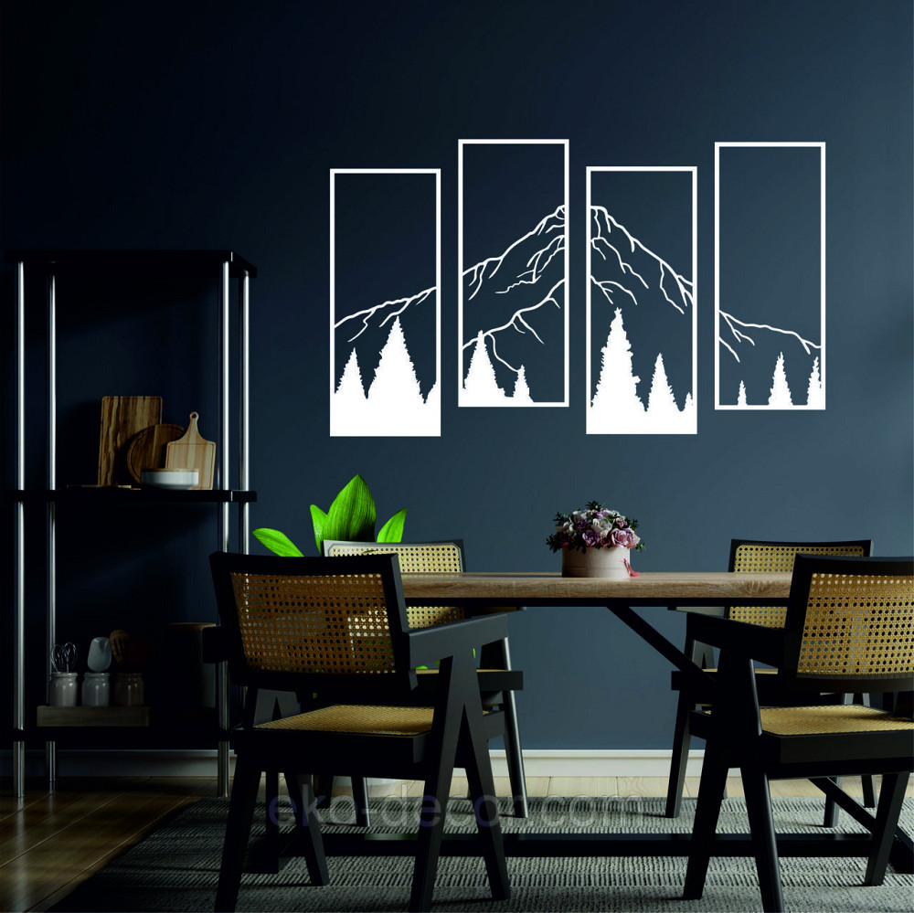 Декоративне настінне Панно «Гори», Декор на стіну Київ - фото 1