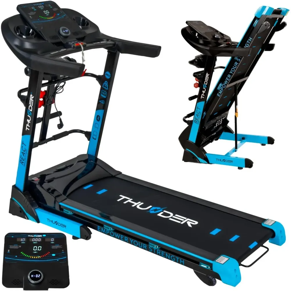 Беговая дорожка Thunder React--DS-Black Elektryczna Do Biegania Składana Киев - изображение 1
