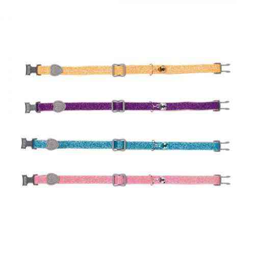 Нашийник Trixie Glitter для котів, поліестер (кольори в асортименті) Вінниця