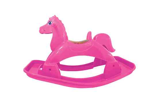 Конячка-гойдалка Doloni Toys 05550/5 Малинова Вінниця